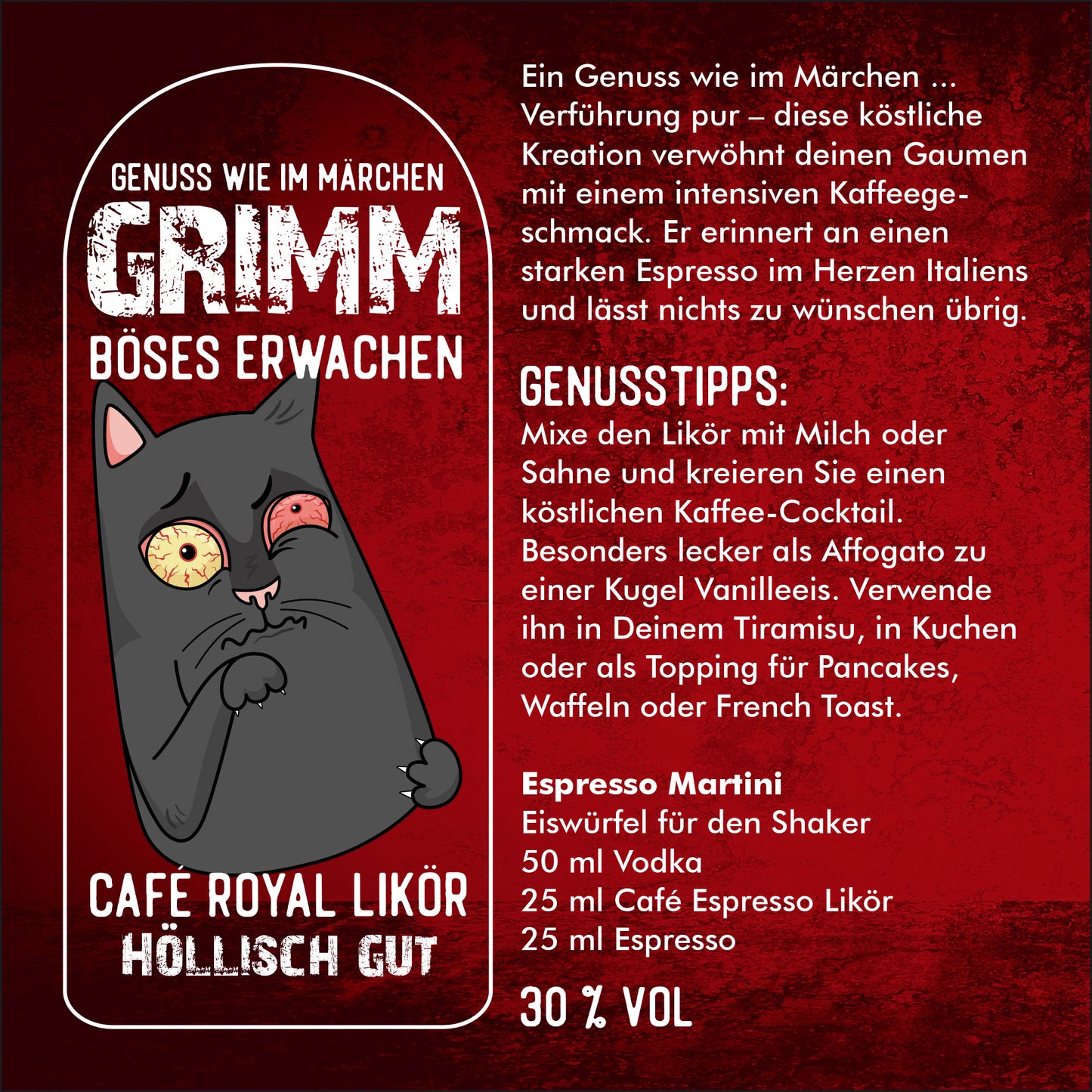 Böses Erwachen - Café Royal Likör