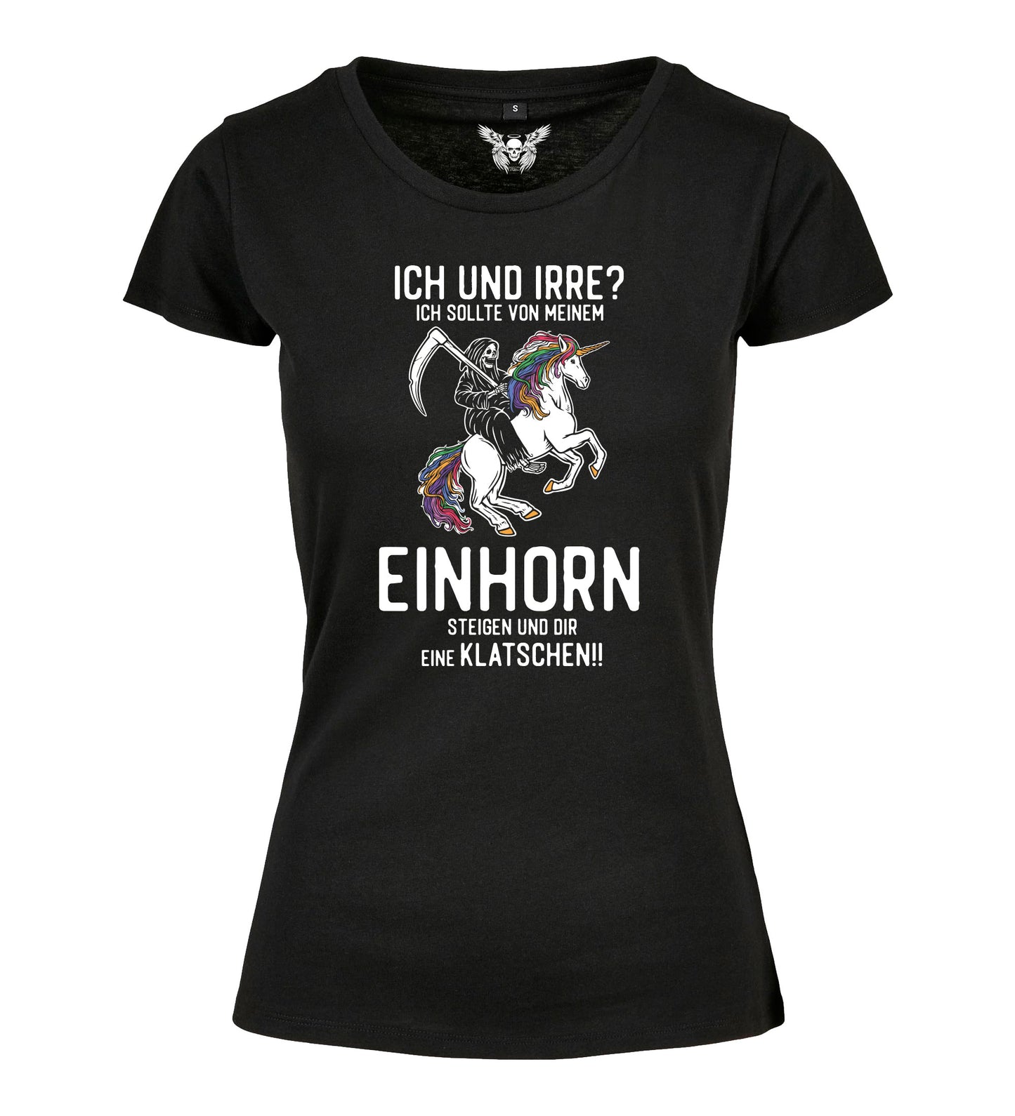 Damen T-Shirt: Ich und irre?