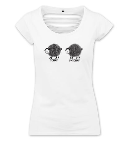 Damen T-Shirt: Schaf & Unschaf