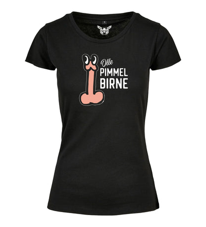 Damen T-Shirt: Olle Pimmelbirne