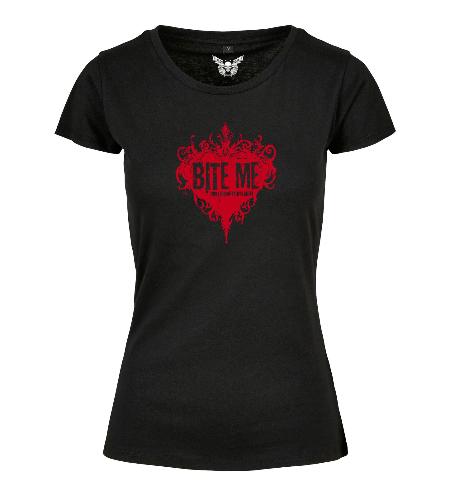 Girlie Shirt: Bite me