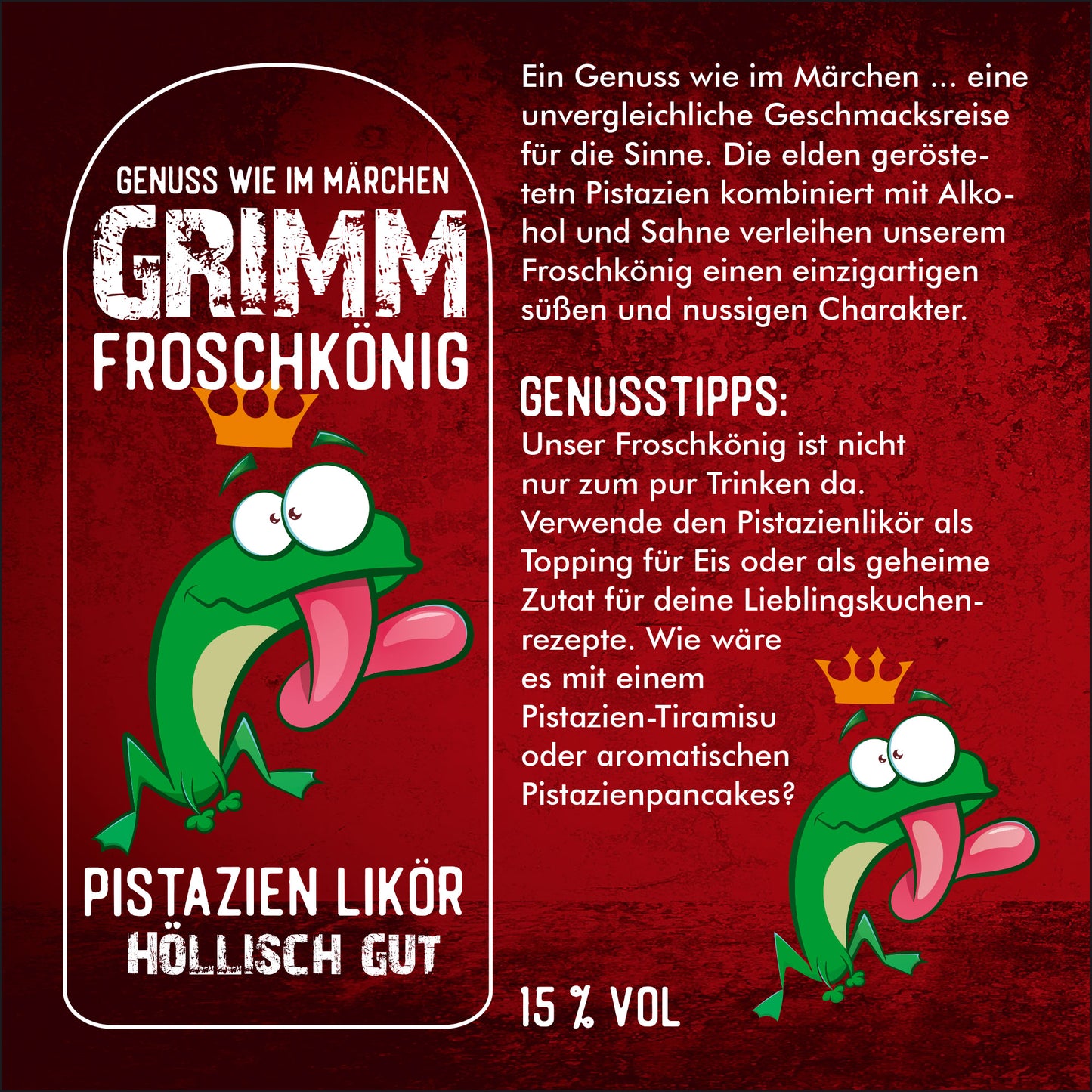 Froschkönig - Pistazien Likör