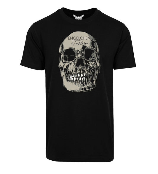 T-Shirt: Engelchen & Teufelchen Totenkopf