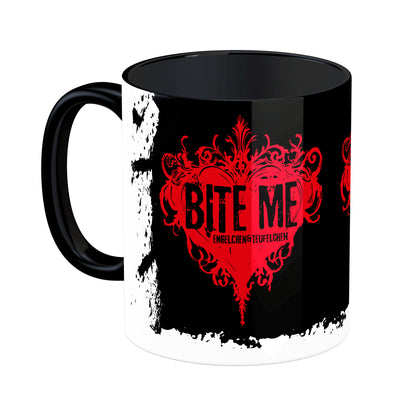 Tasse mit Spruch: Bite Me