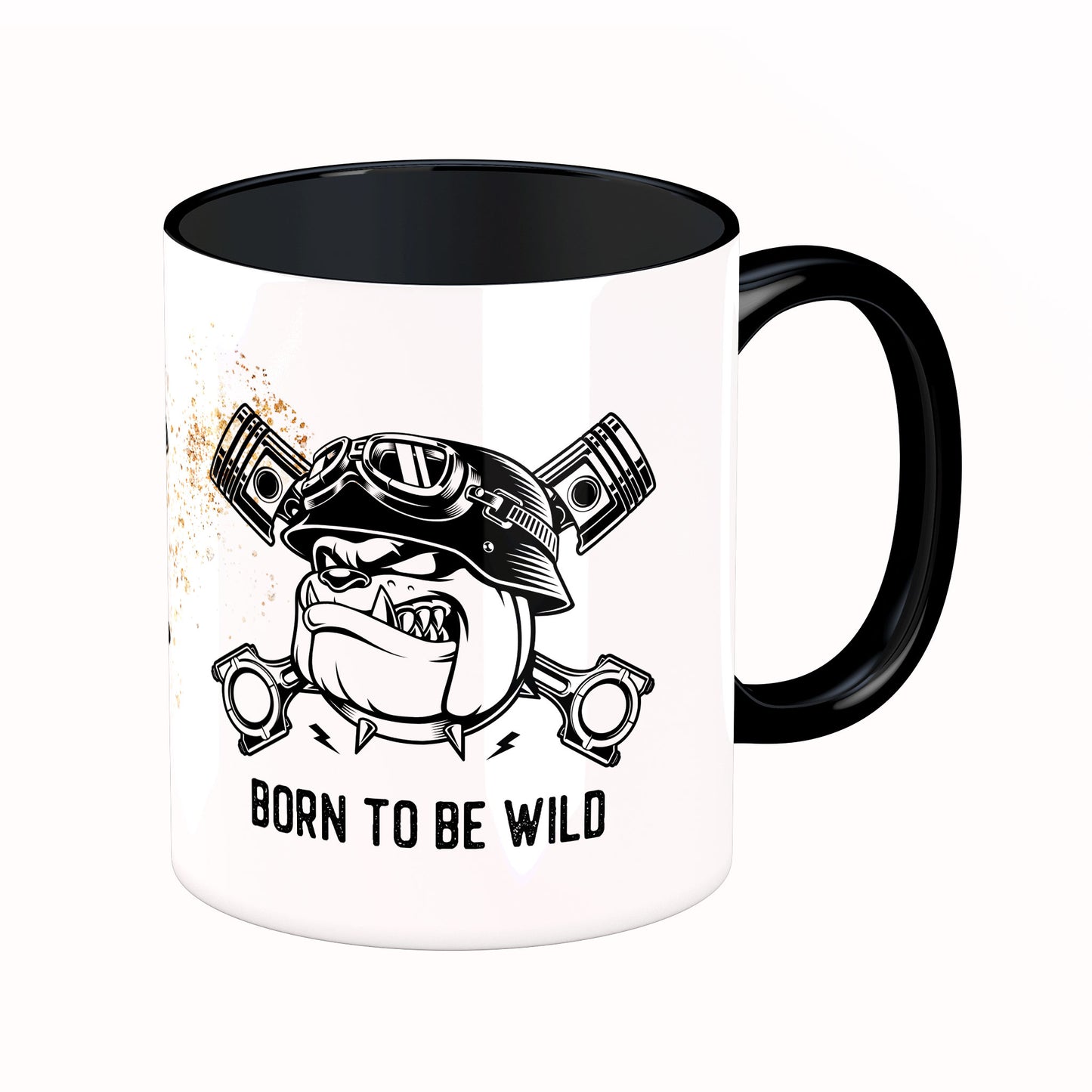 Tasse mit Spruch: Born to ride