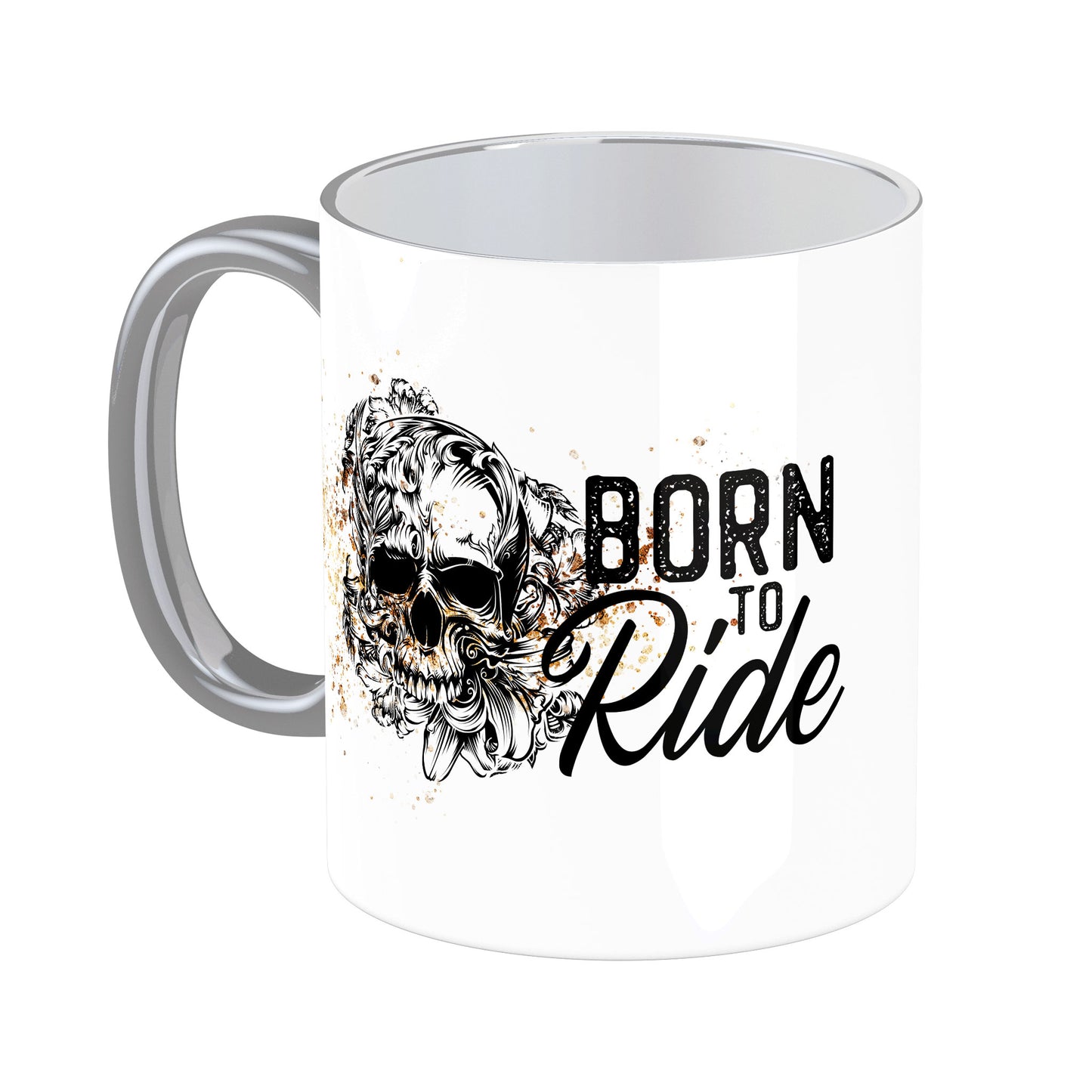 Tasse mit Spruch: Born to ride