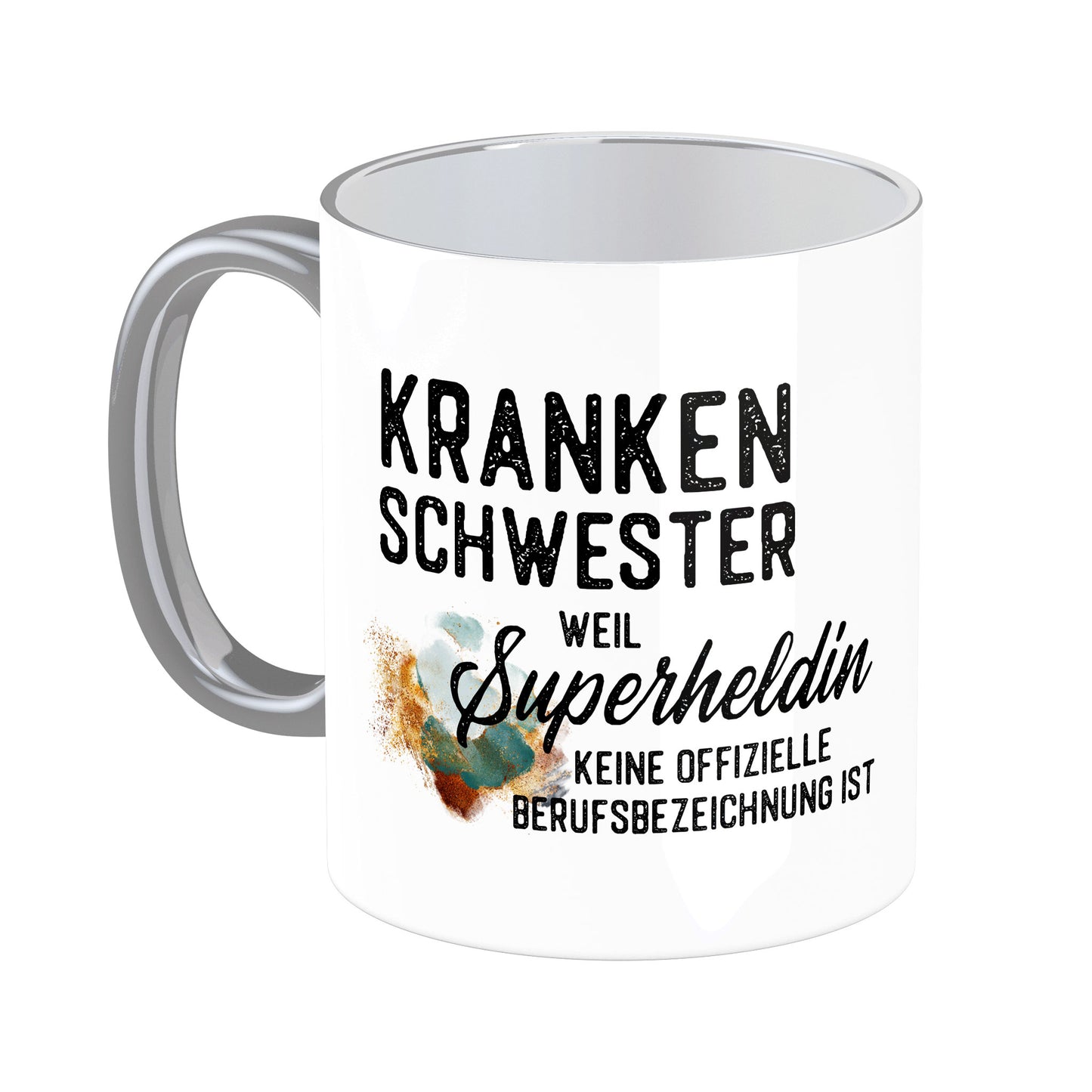 Tasse mit Spruch: Krankenschwester Superheldin