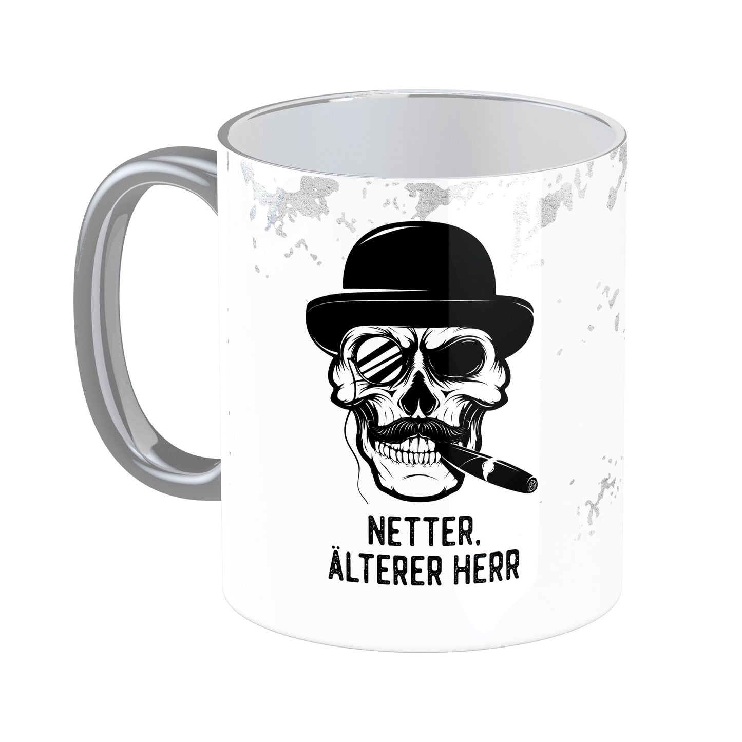 Tasse mit Spruch: Netter, älterer Herr