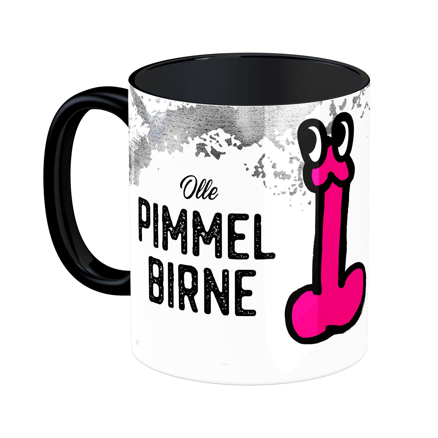 Tasse mit Spruch: Olle Pimmelbirne - Pink Edition