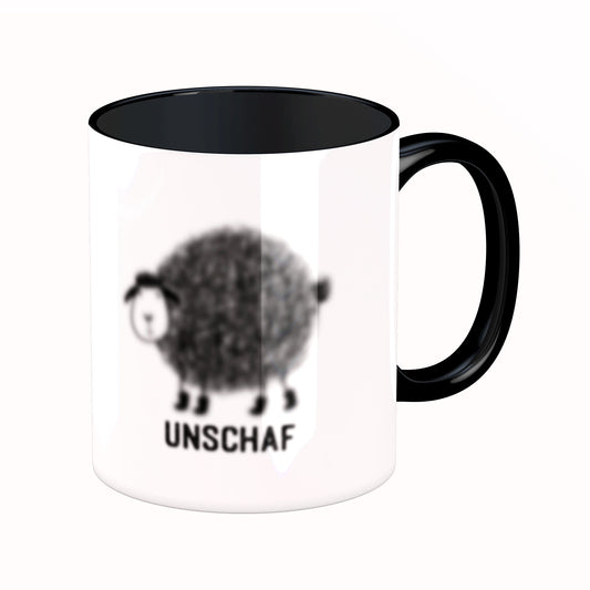 Tasse mit Spruch: Schaf - Unschaf