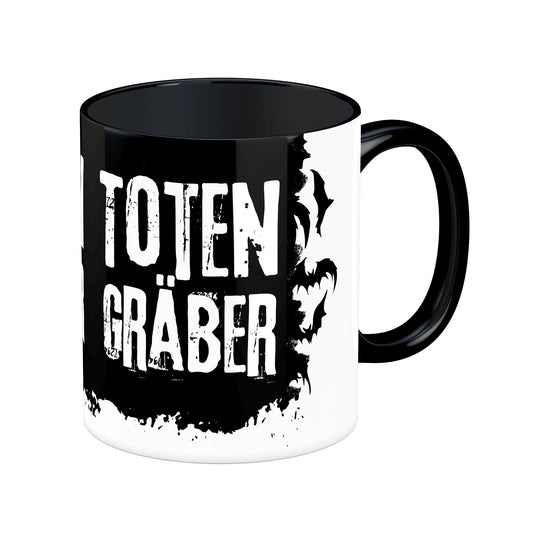 Tasse mit Spruch: Totengräber