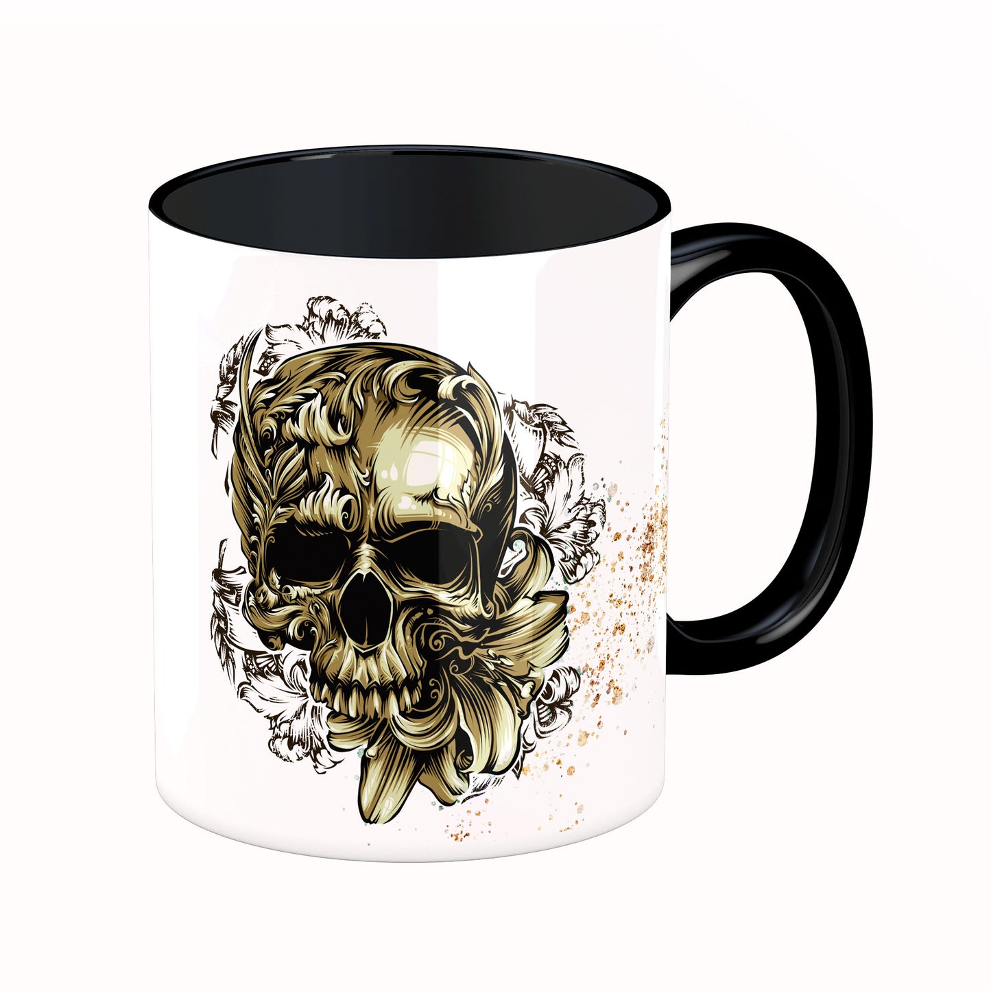 Tasse: Totenkopf Antik