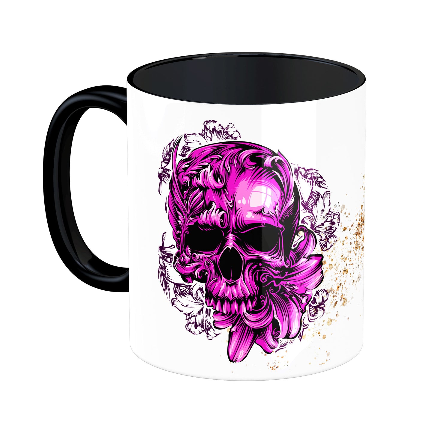 Tasse: Totenkopf Pink