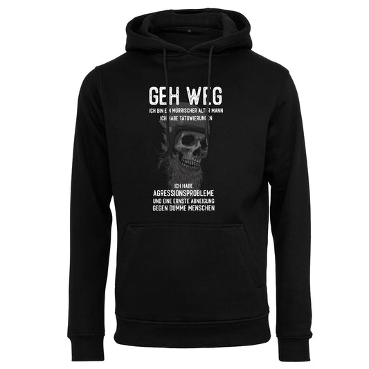 Hoodie: Geh weg ...